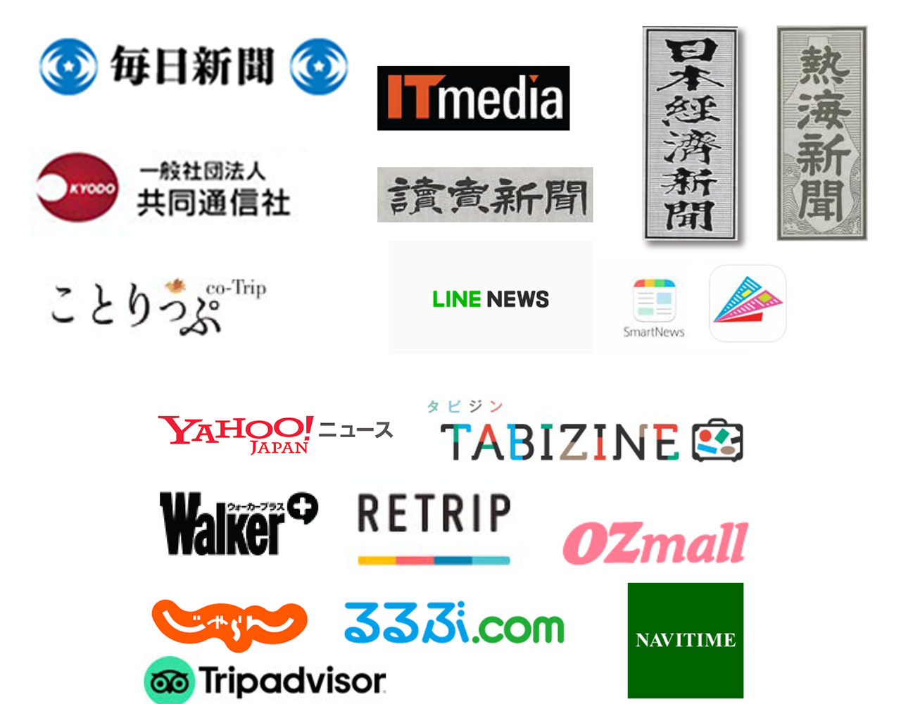 掲載いただいたメディア例